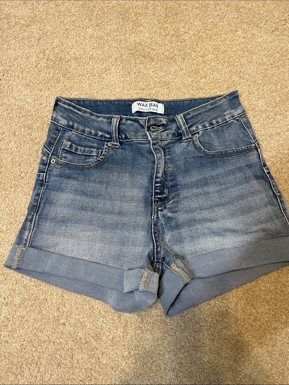 Denim shorts